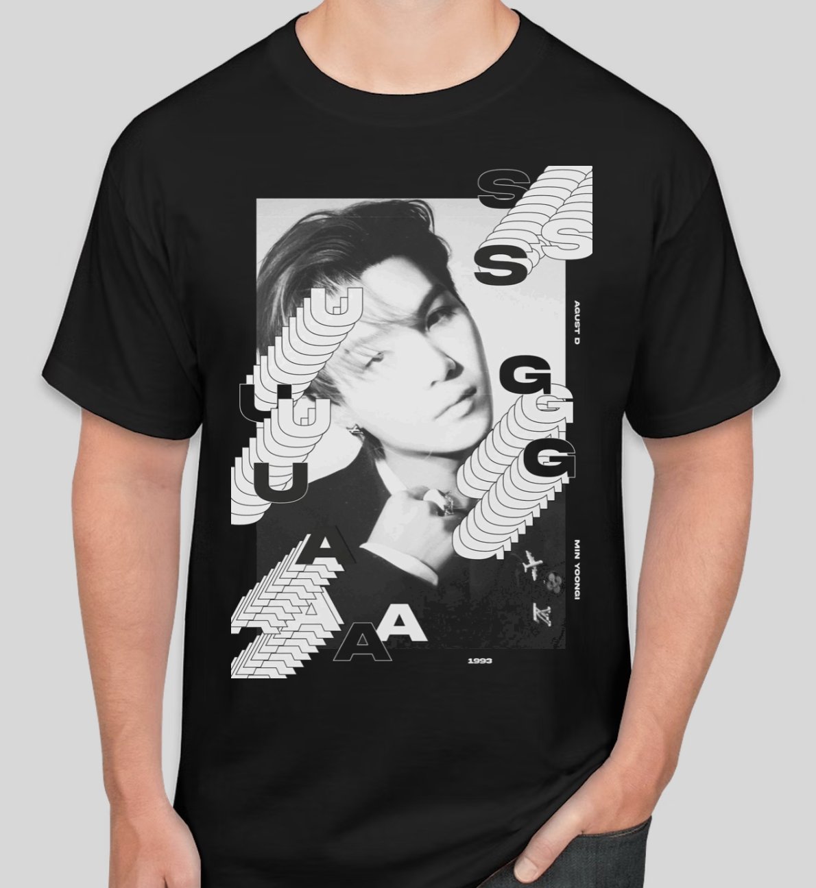 ☺️BTS☺️SUGA AgustD オーバーサイズシャツ Mサイズ 新品 BTS ユンギ SUGA オーバー シャツ 会員限定AgustD シャツサイズM