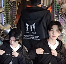 Load image into Gallery viewer, SUGA CREW | ZIP HOODIE🖤 - BTS ARMY GIFT SHOP
