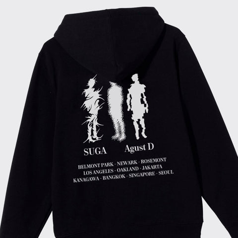 SUGA CREW | ZIP HOODIE🖤 - BTS ARMY GIFT SHOP